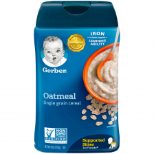 Gerber Single Grain Oatmeal Baby Cereal 227g(6pc/carton)