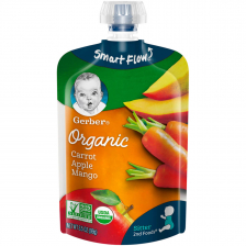 Gerber Organic 2nd Foods Carrots Apples Mangoes 99g(12pcs/carton)