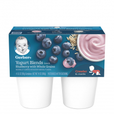Gerber Yogurt Blends Snack Blueberry Whole Grain 396g (6pcs/carton)