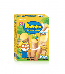Pororo Ice cone snack Banana 54g (20pcs/carton)