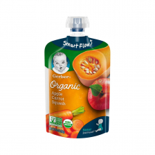 Gerber Organic 2nd Foods Apple Carrot Squash Pouch 99g(12pcs/Carton)