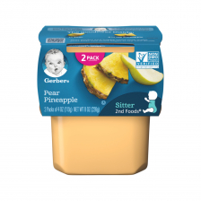 Gerber 2nd Foods Pear Pineapple 113g(8pcs/carton)