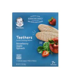 gerber teethers strawberry apple spinach